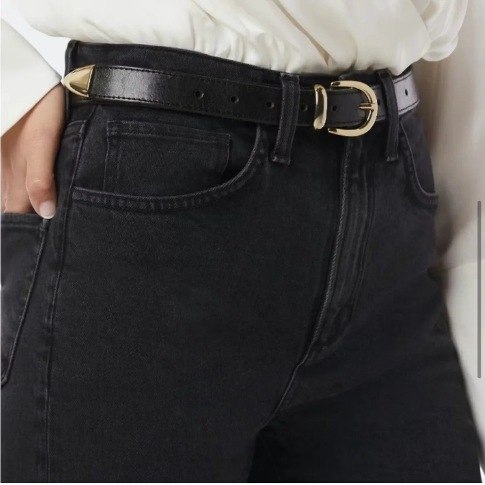 Favorite Daughter EVELYN HIGH RISE STRAIGHT pant in Black - Picture 6 of 11